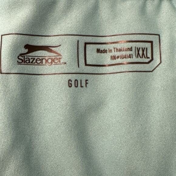 Slazenger XXL Plus Size Golf‎ Skort Blue Yellow Print Pockets Activewear Resort - Picture 11 of 12